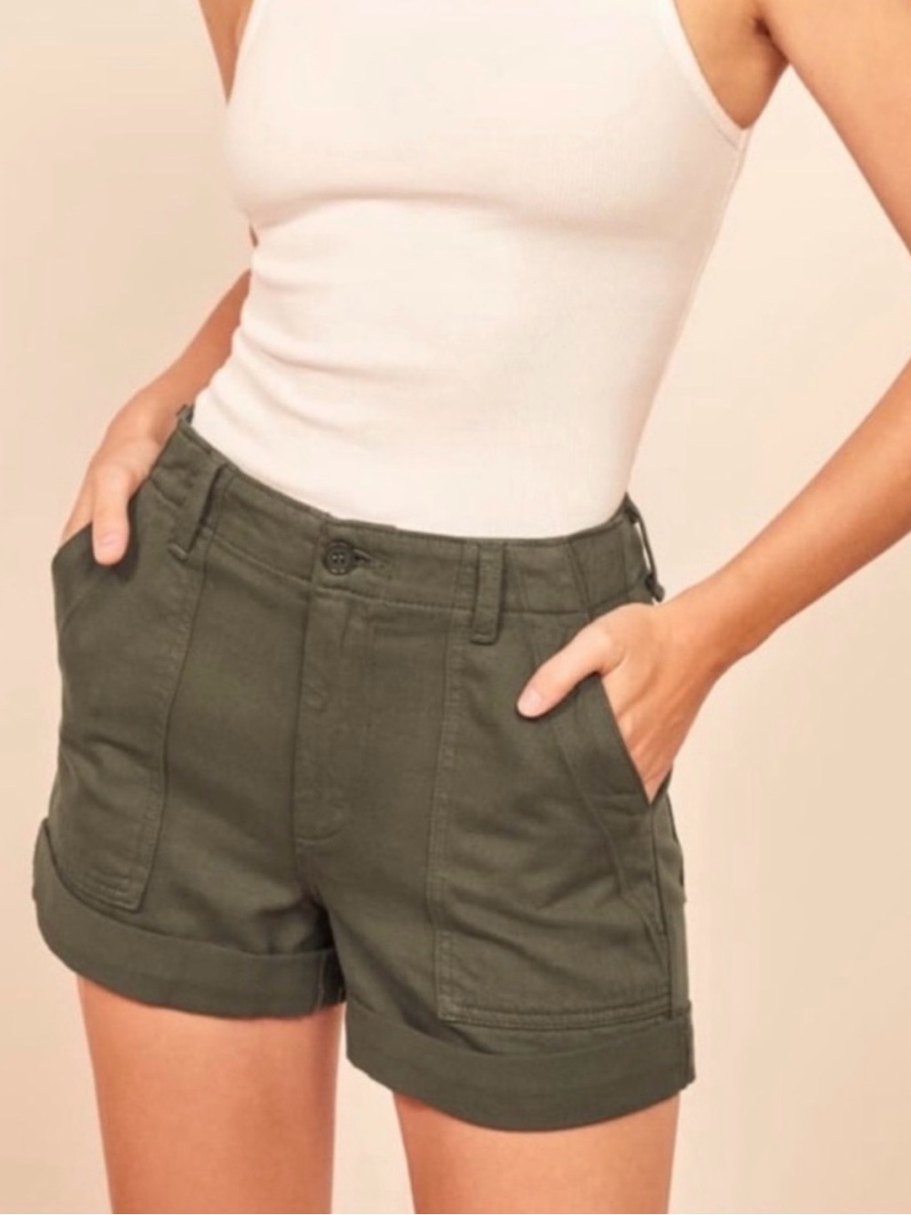 Reformation Utility shorts